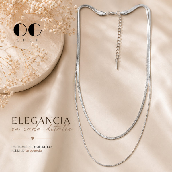Cadena Doble Planchada
